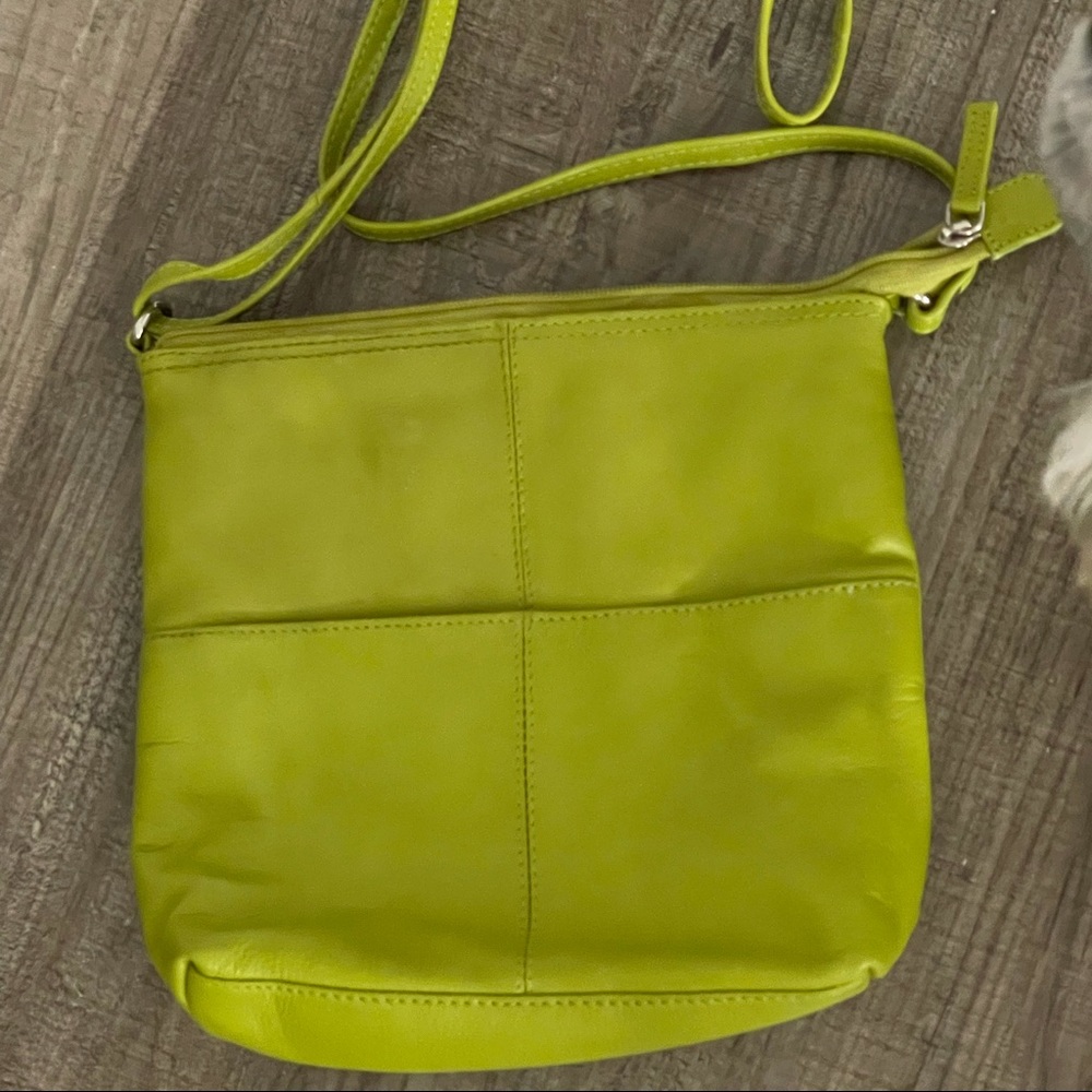 Leather crossbody purse